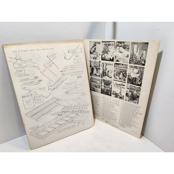 Vintage How To Draw and Paint Children by Viola French Art Instruction Book - Picture 6 of 8